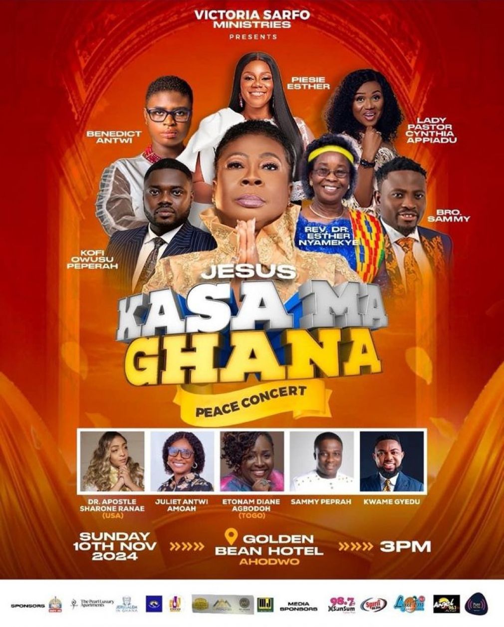 JESUS KASA PEACE CONCERT WITH VICTORIA SARFO