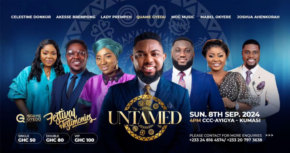 Festival Of Testimonies dubbed UNTAMED with Pastor Quame Gyedu